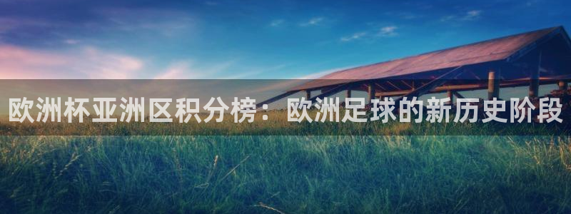 2026世界杯对阵图：欧洲杯亚洲区积分榜：欧洲足球的新历史阶段